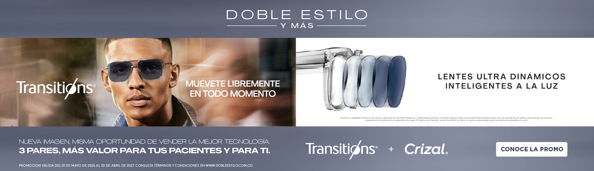 promo transitions + crizal